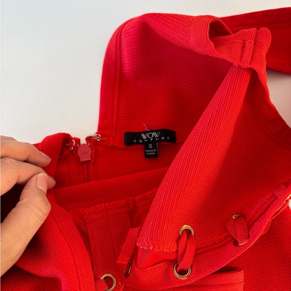 Red Bandage Dress - Picture 4 of 5